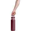 image:imageHydro Flask Water Bottle  Insulated Stainless Steel  Wide Mouth Flex Straw Lid Non Spill Leakproof and Refillable in 32 Oz Deep TealBurgundy