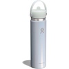 image:imageHydro Flask Water Bottle  Insulated Stainless Steel  Wide Mouth Flex Straw Lid Non Spill Leakproof and Refillable in 32 Oz Deep TealGLIMMER BLUE
