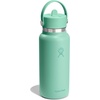 image:imageHydro Flask Water Bottle  Insulated Stainless Steel  Wide Mouth Flex Straw Lid Non Spill Leakproof and Refillable in 32 Oz Deep TealMERMAID GREEN