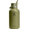 image:imageHydro Flask Water Bottle  Insulated Stainless Steel  Wide Mouth Flex Straw Lid Non Spill Leakproof and Refillable in 32 Oz Deep TealPALMER GREEN