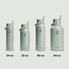 image:imageHydro Flask Water Bottle  Insulated Stainless Steel  Wide Mouth Flex Straw Lid Non Spill Leakproof and Refillable in 32 Oz Deep TealTONAL AGAVE