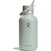image:imageHydro Flask Water Bottle  Insulated Stainless Steel  Wide Mouth Flex Straw Lid Non Spill Leakproof and Refillable in 32 Oz Deep TealTONAL AGAVE