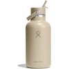 image:imageHydro Flask Water Bottle  Insulated Stainless Steel  Wide Mouth Flex Straw Lid Non Spill Leakproof and Refillable in 32 Oz Deep TealTONAL OAT
