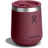image:imageHydro Flask 10 Oz Wine Glass  Ceramic Stemless Wine Tumbler  Unbreakable with Lid in Burgundy